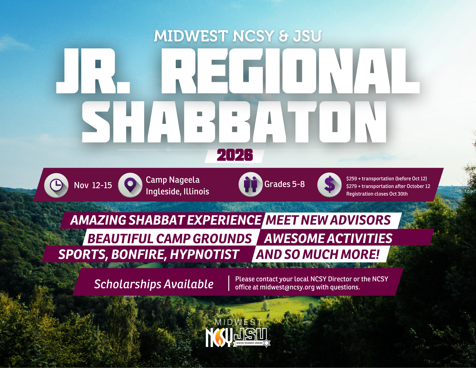 Junior Fall Regional Shabbaton